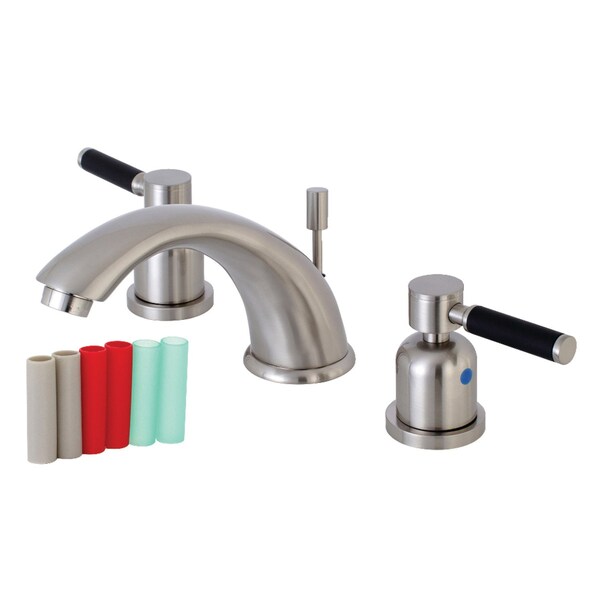 KB8968DKL 8" Widespread Bathroom Faucet, Brushed Nickel